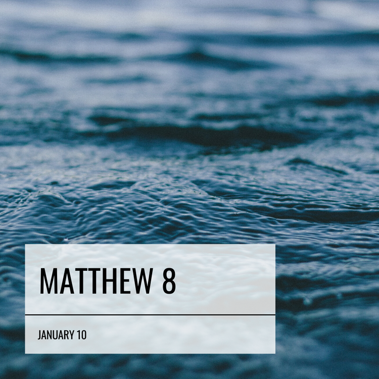 January 10: Matthew 8