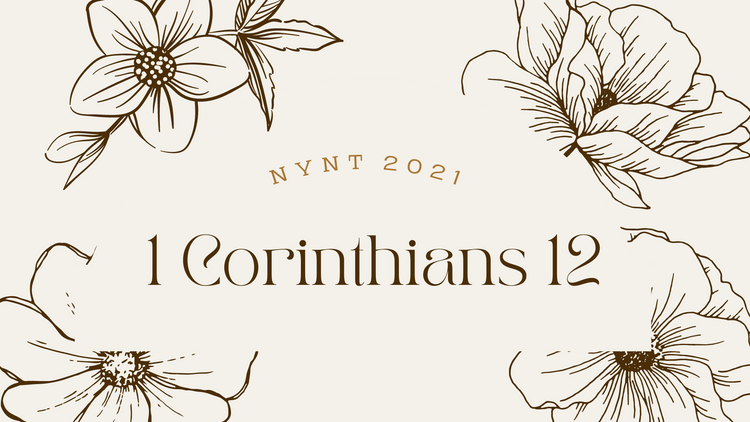 July 26: 1 Corinthians 12