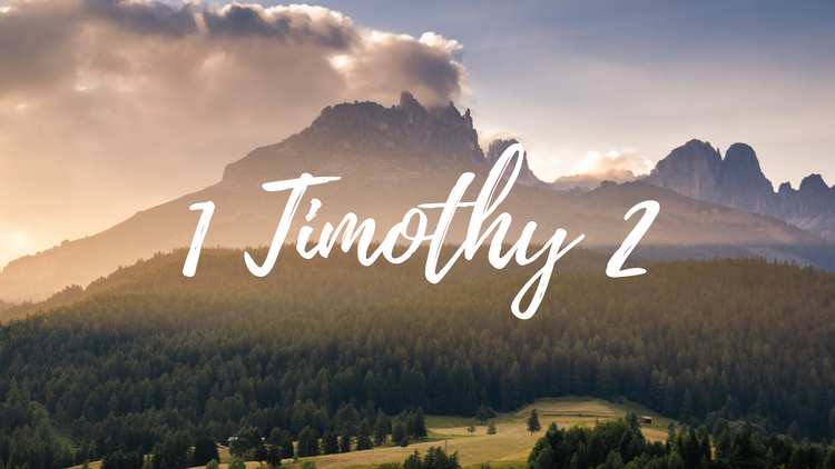 Sep 28: 1 Timothy 2