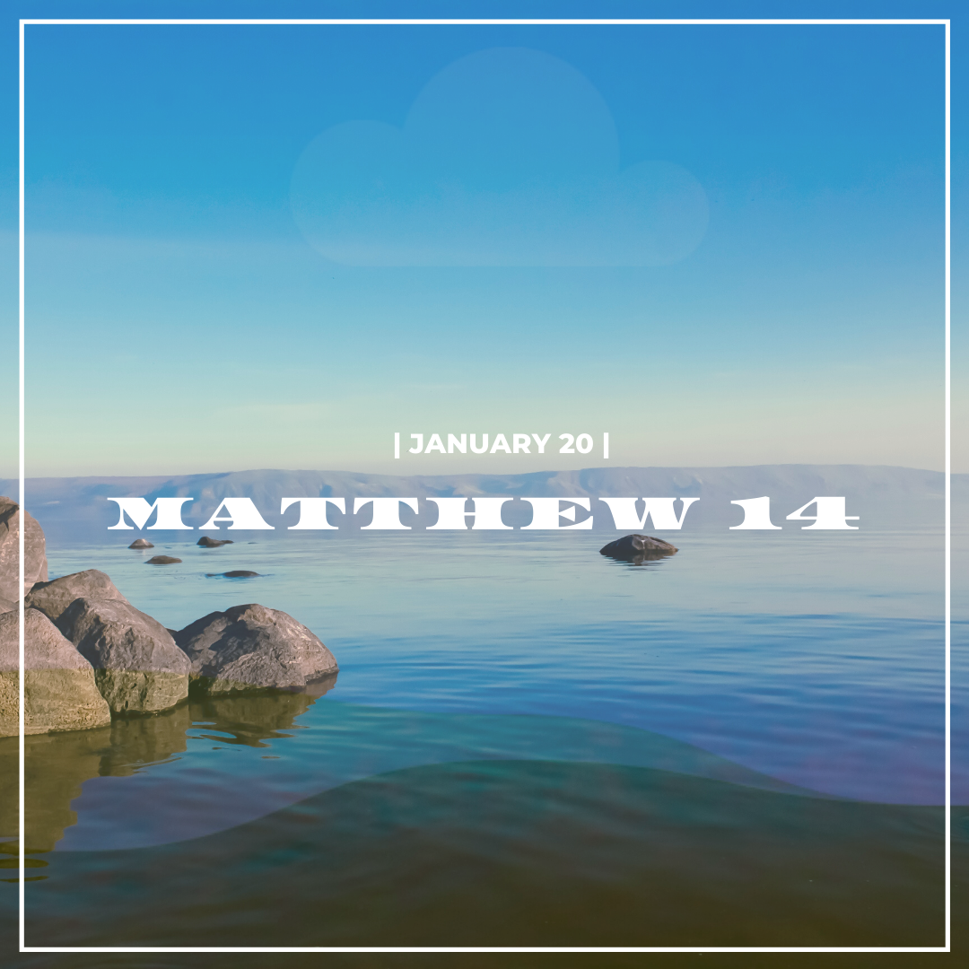 January 20: Matthew 14