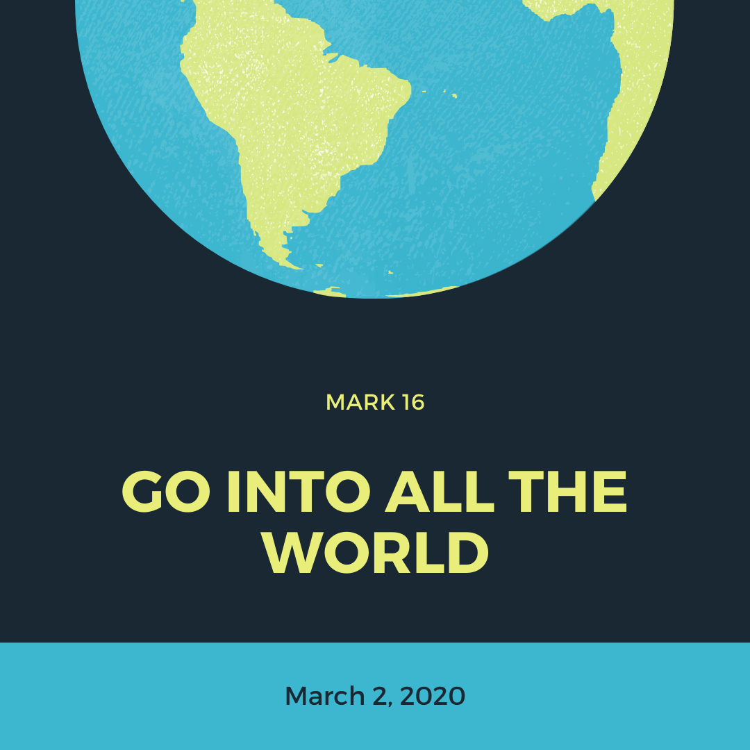 March 2: Mark 16