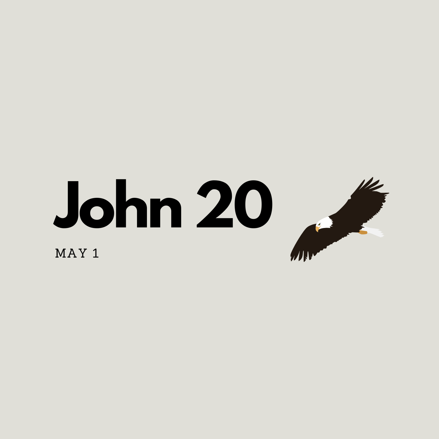 May 1: John 20