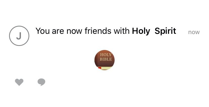 Have You Friended the Holy Spirit?