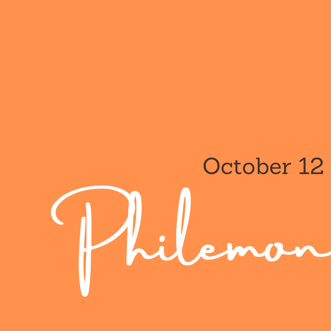 October 12: Philemon