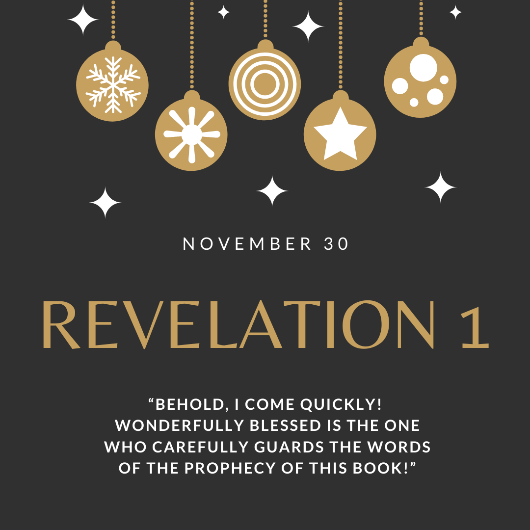 November 30: Revelation 1