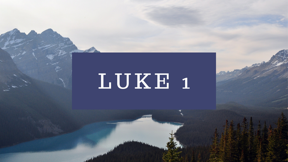 Mar 5: Luke 1